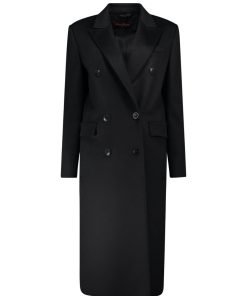 Donna MAX MARA STUDIO Cappotti & Piumini | Cappotto Mach Lana Nero